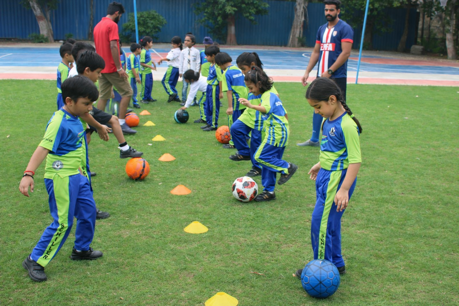 Sports Club | Football basketball cricket | Athletic excellence | Schiller Institute Ghaziabad