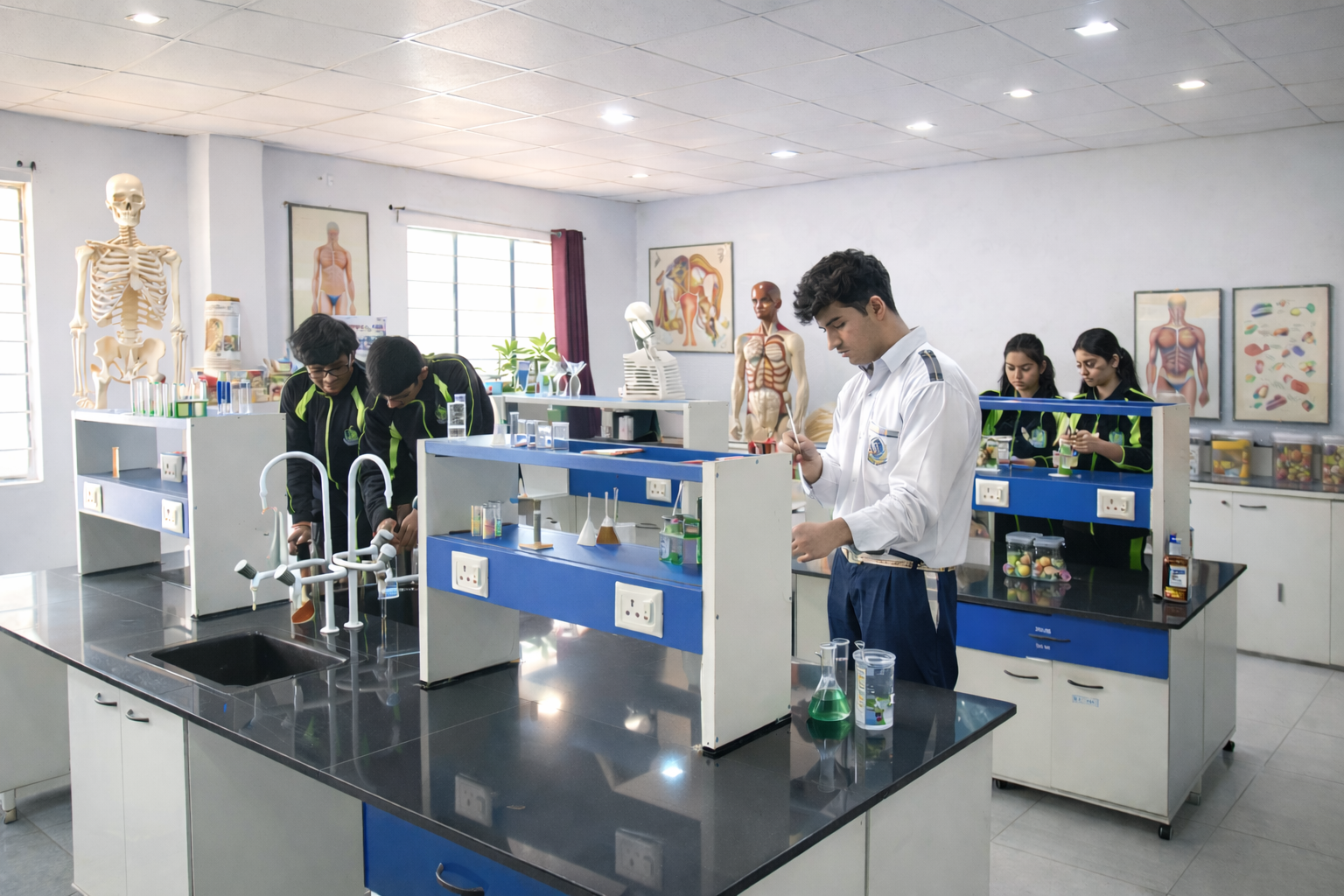 Biology Laboratory | Microscopy biological studies CBSE science | Schiller Institute