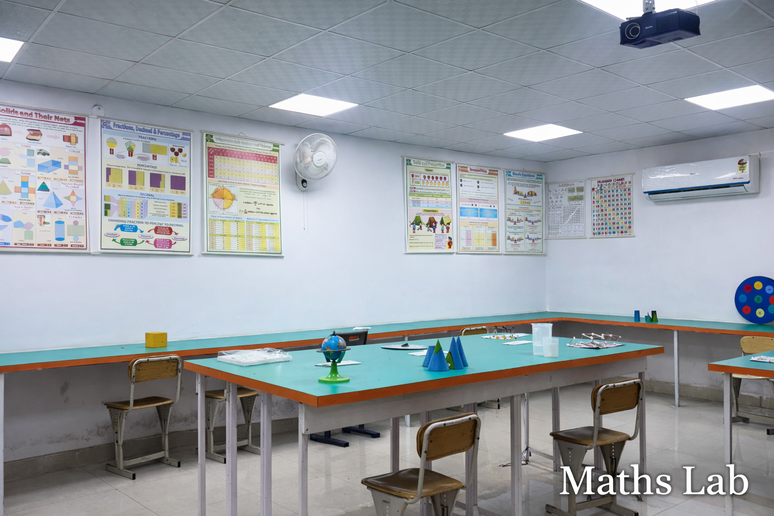 Mathematics Laboratory | 3D models interactive learning | Schiller Institute Ghaziabad